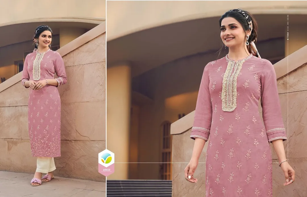 CHANDERI COTTON WITH THREAD EMBROIDERY uploaded by Woman outfit  on 5/16/2023