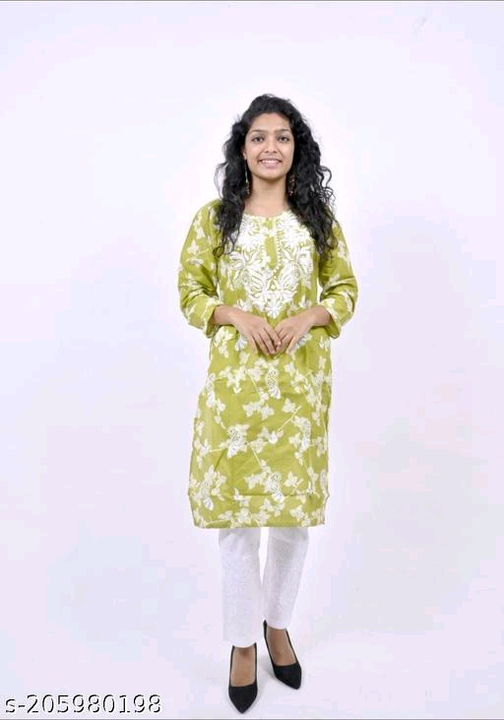 Cotton kurti computer work  uploaded by business on 5/16/2023