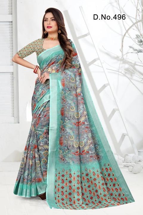 Post image Catalog Name- Navya Linen Vol-08
Saree Fabric- Pure Linen
Saree Length- 5.5 Meter
Blouse Length- 0.80 Meter
Patter- Digital Printed
Price- 370/- + $
GST 5% Extra
------------------------------------------
For Regular Update Join this Group: 
https://chat.whatsapp.com/HbGLild4dEE6zL9Wu0zd9v
