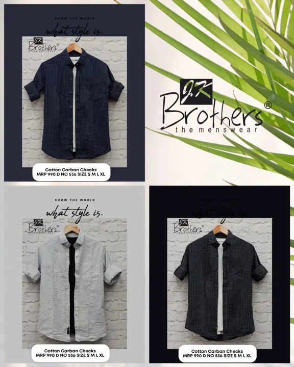 Men's Cotton Checks Shrit  uploaded by Jk Brothers Shirt Manufacturer  on 5/16/2023