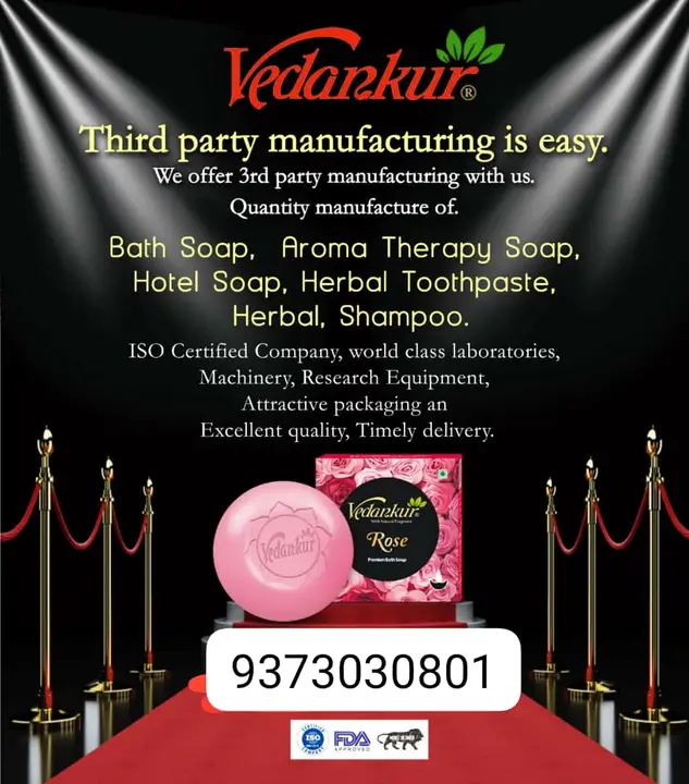 Third Party Manufacturing soap  uploaded by Vedankur Healthcare on 5/16/2023