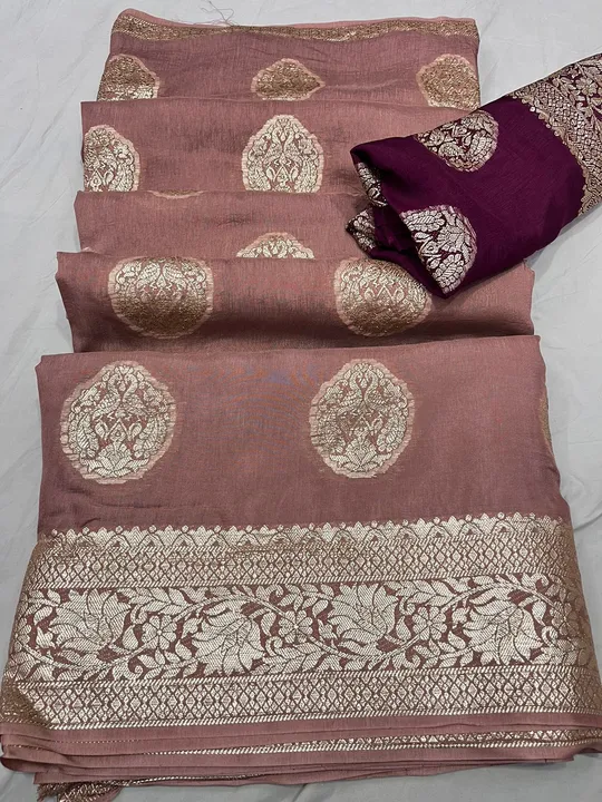 Rasian Dola fabric MX Jari uploaded by Deepika Designer Saree on 5/16/2023