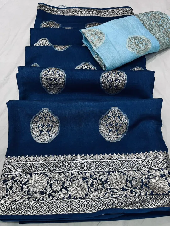 Rasian Dola fabric MX Jari uploaded by Deepika Designer Saree on 5/16/2023