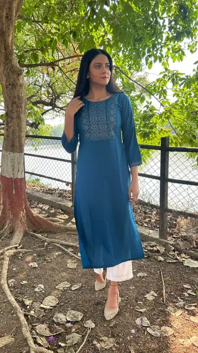 Slay your Office or Regular look with our new range of *Casual Kurti* uploaded by Bandhani handcrafted on 5/16/2023