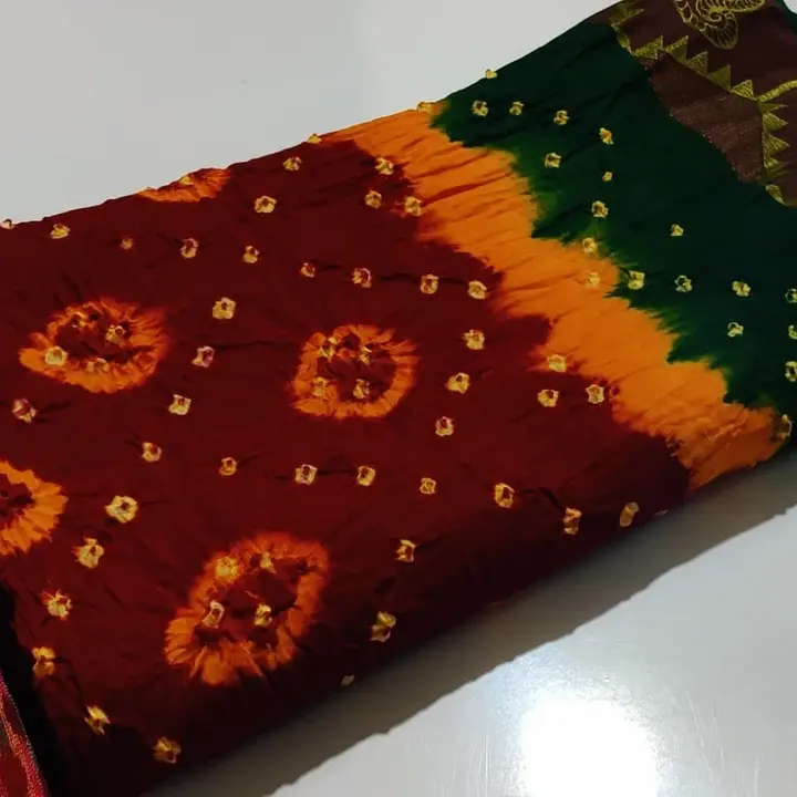 Bandhej saree4 uploaded by K.p.creation on 5/16/2023