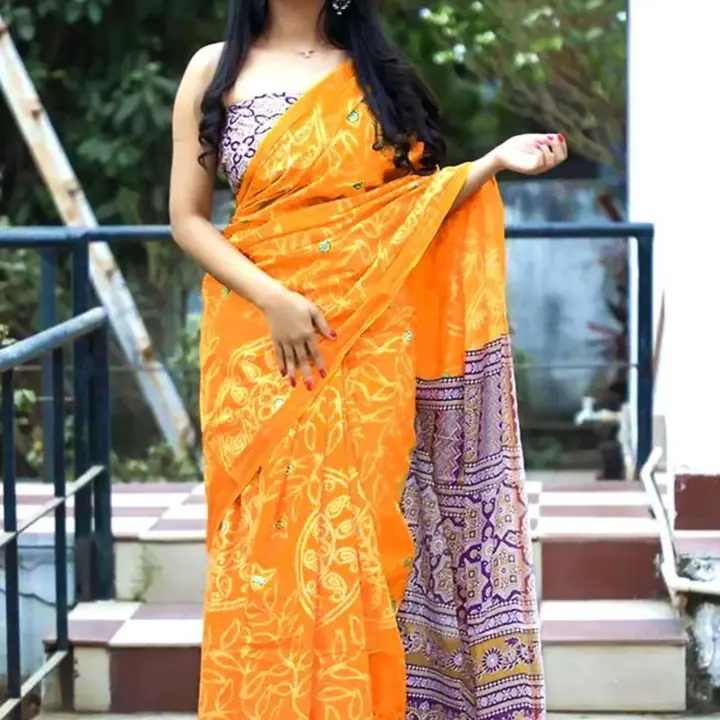 Bandhani sarees  uploaded by K.p.creation on 5/16/2023