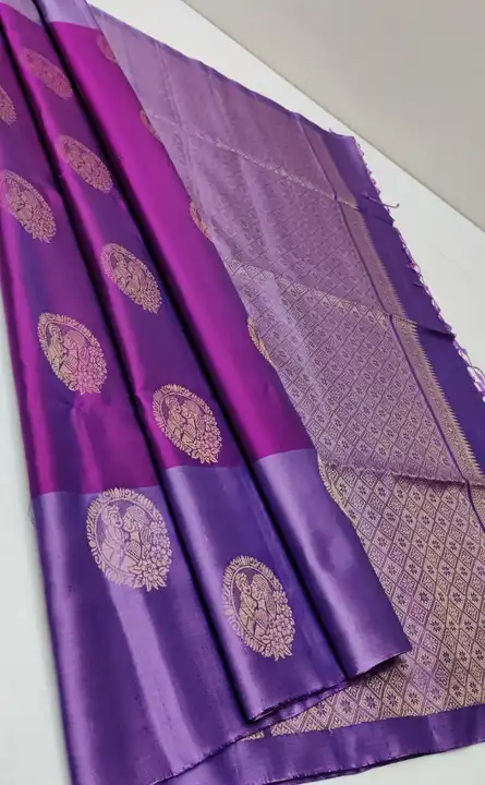 Handloom soft silk sarees uploaded by Ruthran silks on 5/16/2023