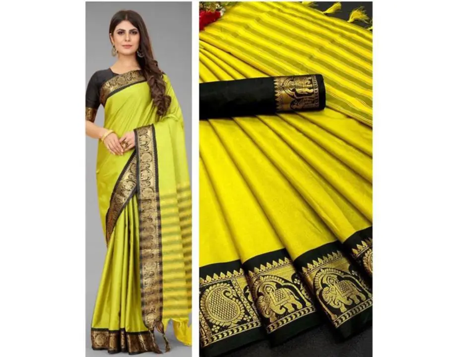 *Aura silk*
*WITH TUSHER JALAR*

5.5 saree CUT 
Blouse 0.80

1300 saree AVAILABLE

7 COLOUR

SET WIS uploaded by Shubharambh on 5/29/2024
