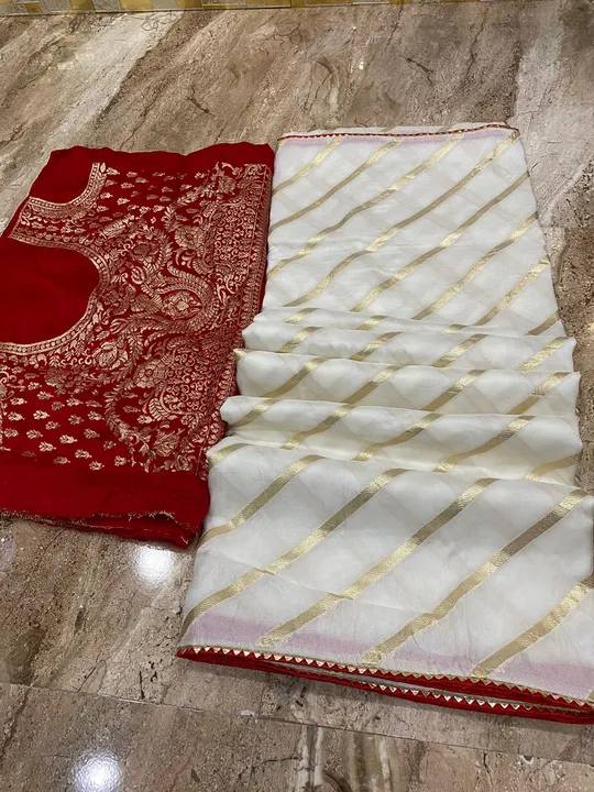 🦋new lounching 🦋

Beautiful party wear saree 

🌿original product 🌿

👌best quality fabric 👌

👉 uploaded by Gotapatti manufacturer on 5/16/2023