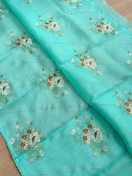 Exclusive arrivals ||

*D.No.13043*

 Pure Organza silk  saree with beautiful embroidery work in sar uploaded by Maa Arbuda saree on 5/17/2023