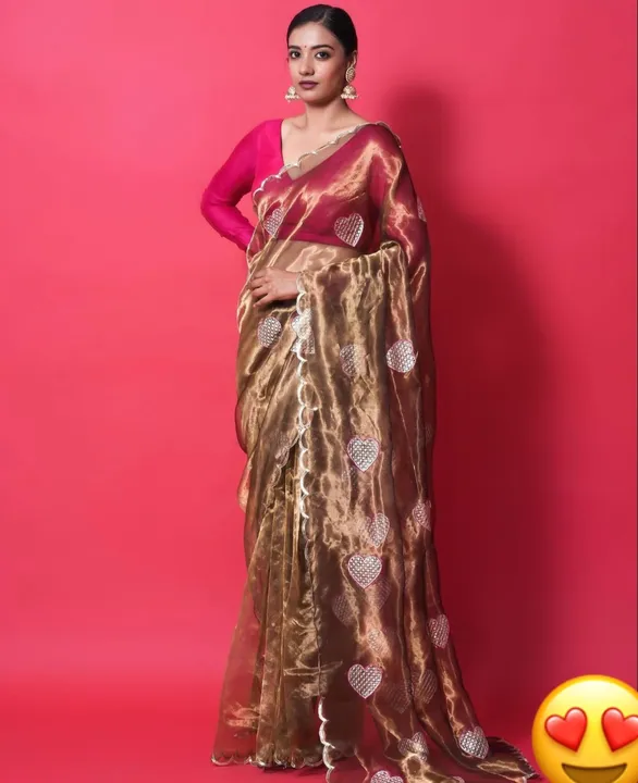 *Pure  shining organza collection ||*

*D.No.13044*

*BE SIMPLE AS EVERYONE IS FINDING THIS QUALITY  uploaded by Maa Arbuda saree on 5/17/2023