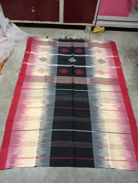 Pure cotton handloom saree with bp            uploaded by business on 5/17/2023