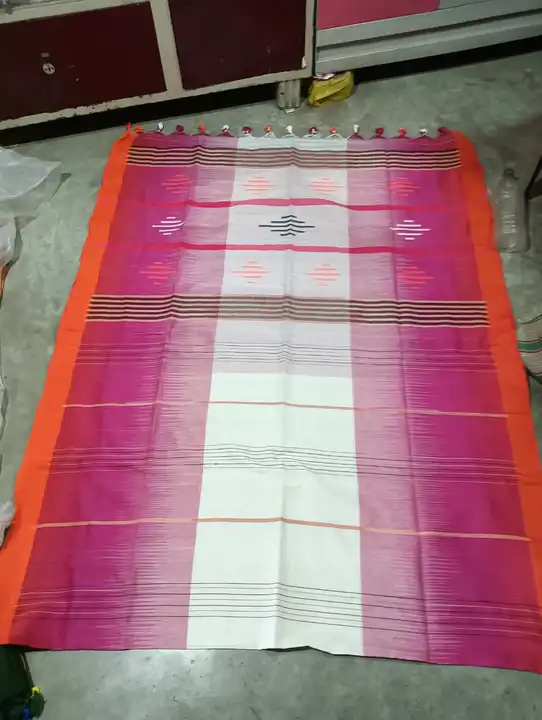 Pure cotton handloom saree with bp            uploaded by Bengal saree house on 5/17/2023