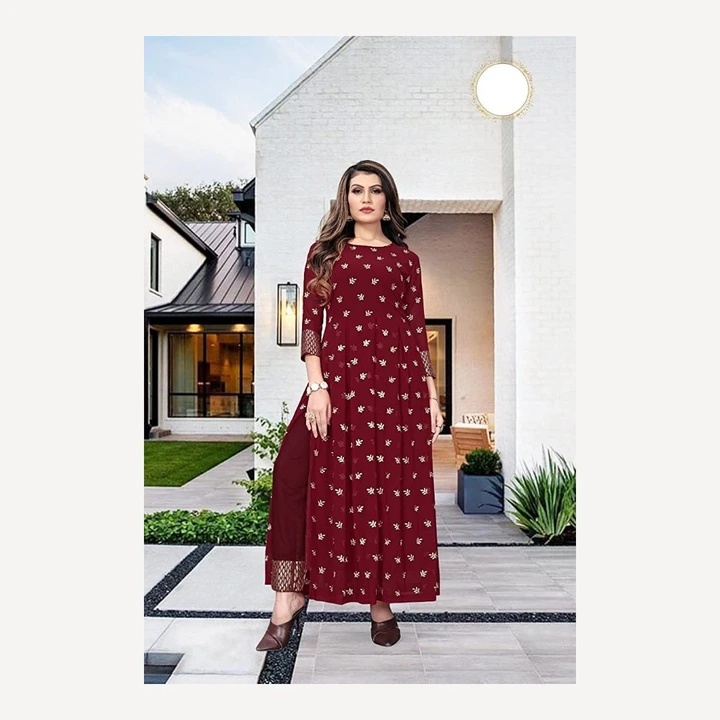 Long kurti gown style  uploaded by Panghat collection on 5/17/2023