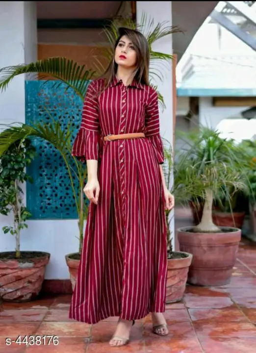 Fancy long gown uploaded by Priya fashion on 5/17/2023