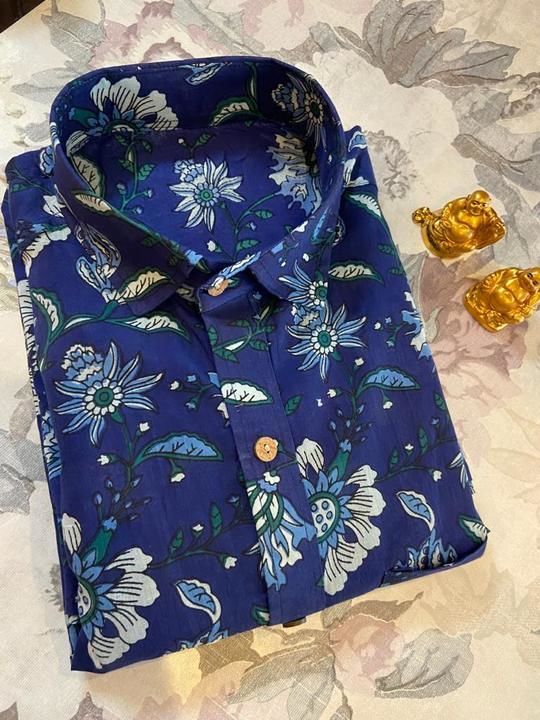 ✨ Hand Block Print Shirts✨

Style: *👔Full Sleves Shirt* 👔 

Sizes: S 👔
            M 👔
          uploaded by business on 3/10/2021