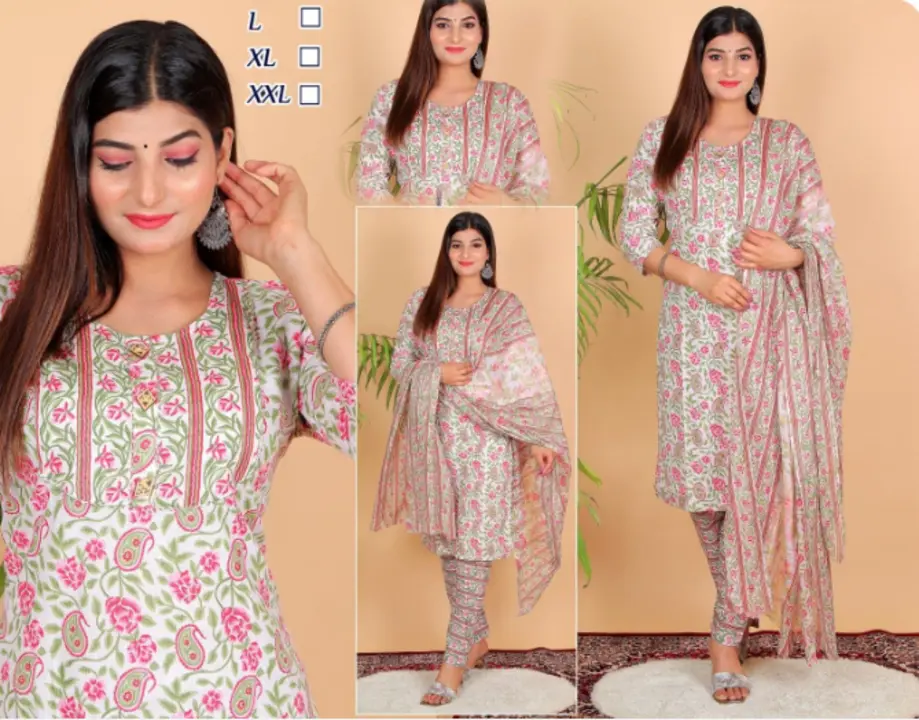 Cotton suit set uploaded by Fashion mantra on 5/17/2023