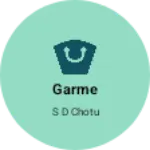Business logo of Garme