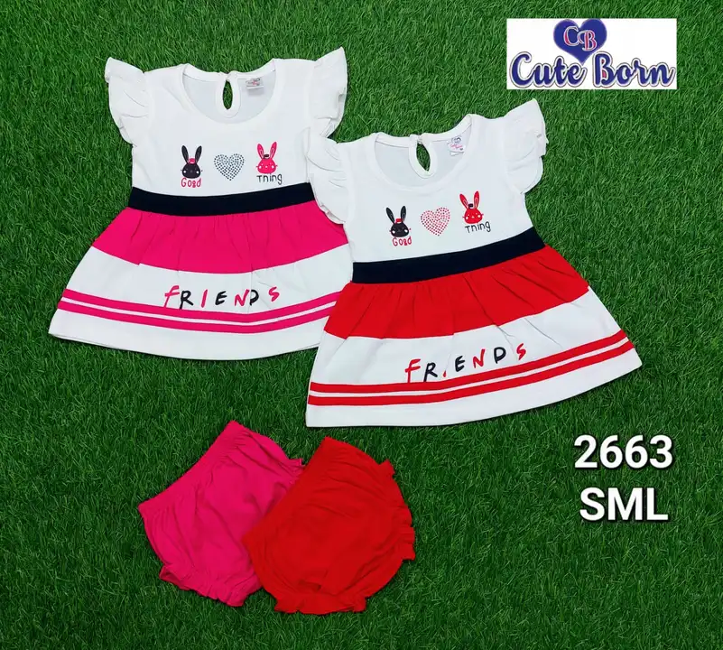 GIRLS FROCK SET uploaded by Ridhi Creation on 5/17/2023