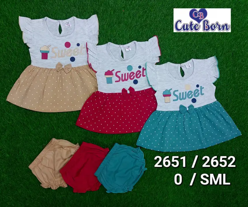 Girls frock set uploaded by Ridhi Creation on 5/17/2023
