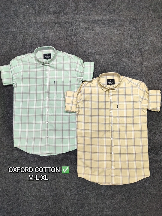 PREMIUM OXFORD COTTON CHECKS FOR WHOLESALE BY HARITHWEAR  uploaded by Siddhi Garments on 5/17/2023