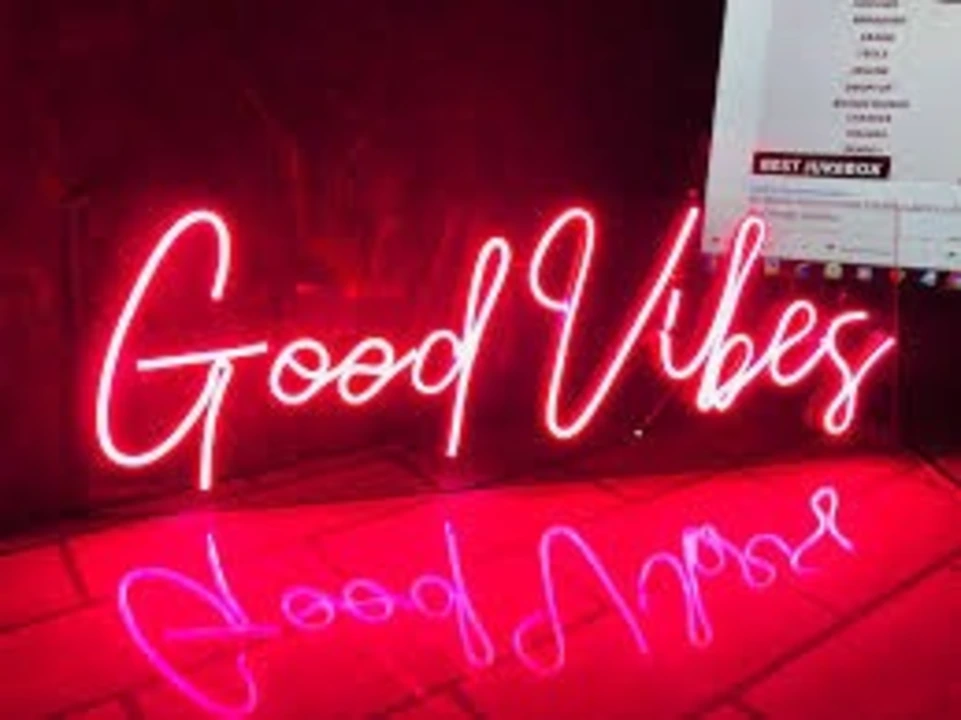 Good Vibes Neon Sign For Occasions Or Decoration items  uploaded by Shyam enterprises on 5/17/2023