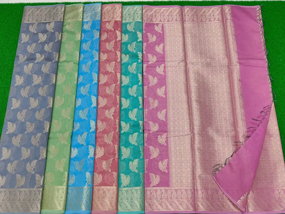 Banarasi pure cotton silk  uploaded by SR Fabrics on 5/17/2023