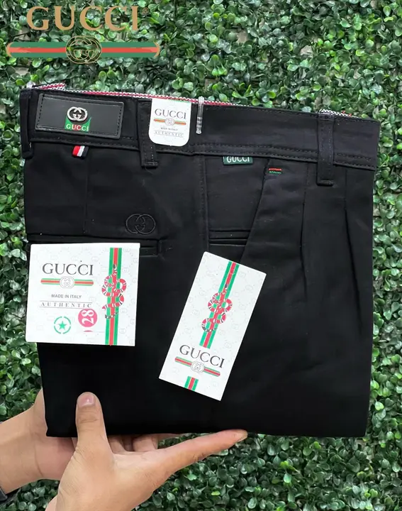 Gucci formal cotton pent bellbottom  uploaded by Panther garments - manufacturing  on 5/17/2023