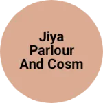 Business logo of Jiya parlour and cosmetics