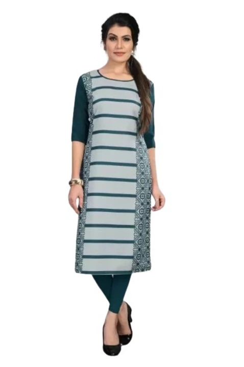Kurti in heavy print  uploaded by G V CREATION on 5/17/2023