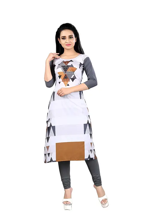 Kurti in heavy print  uploaded by G V CREATION on 5/17/2023