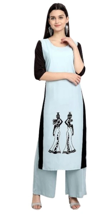 Kurti in heavy print uploaded by G V CREATION on 5/17/2023