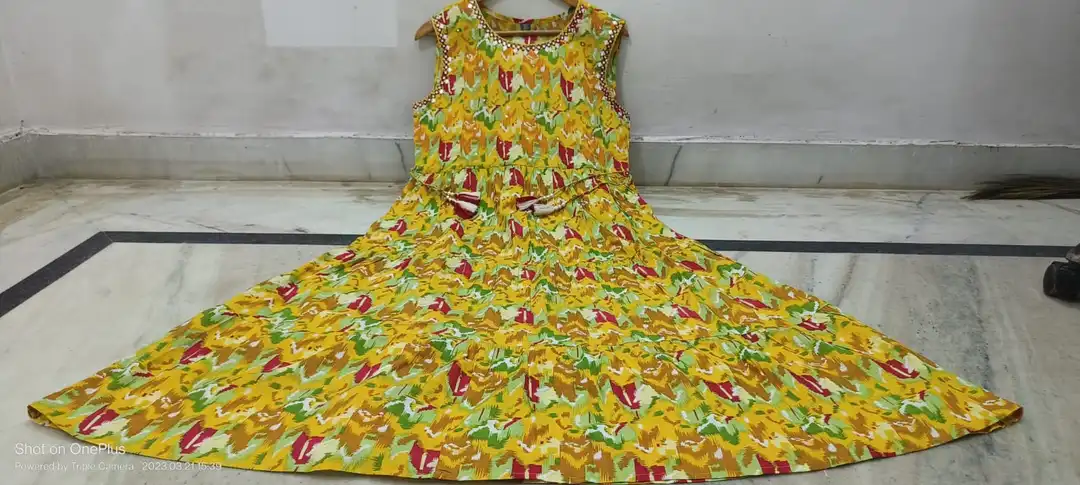 Fabric cotton maxe dress uploaded by Deepika Designer Saree on 5/17/2023