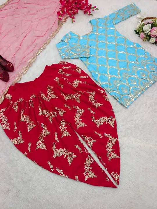 Butiful salwar with dhoti uploaded by Villa outfit on 5/17/2023