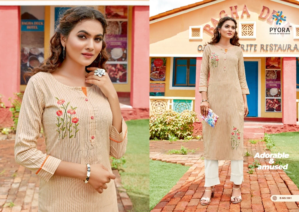 Kurti with pant  uploaded by Woman outfit  on 5/17/2023