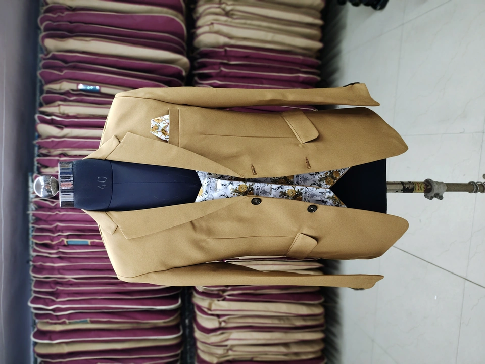 Three Piece Suit (Waistcoat Reversible) uploaded by JAANVI COLLECTION on 5/17/2023