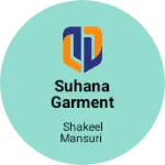 Business logo of Suhana garment