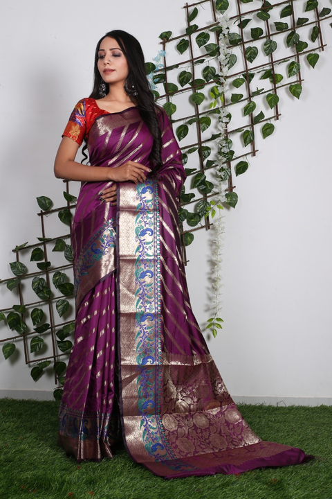 Soft lichi silk saree uploaded by VARDHAK COLLECTION  on 5/17/2023