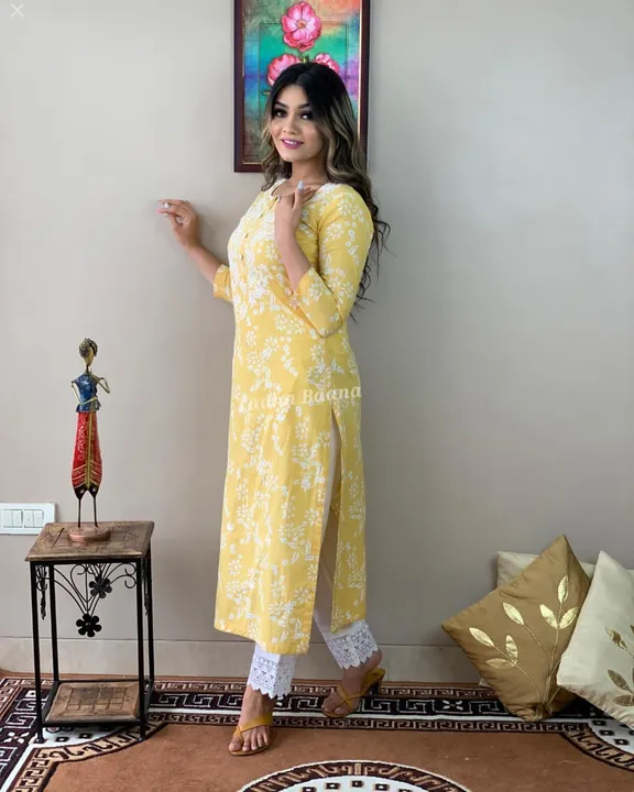 Kurti with pant. uploaded by Aman fashion's on 5/17/2023