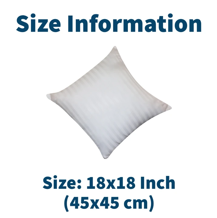 Microfiber 18*18 inch white stripes pack of 2  uploaded by Fashion 4 trenz on 5/17/2023
