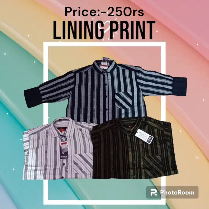 Lining shirts uploaded by business on 5/17/2023