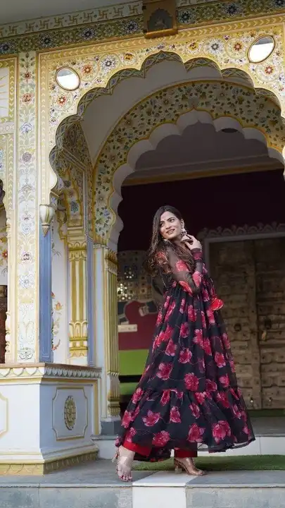 Gown uploaded by Taha fashion from surat on 5/17/2023