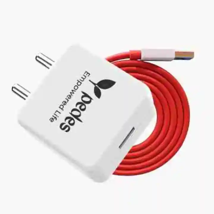 Super vooc 65 wtt charger with vooc usb cable  uploaded by Pedes on 5/17/2023