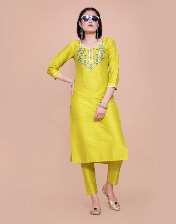 Kurti with pant uploaded by Taha fashion from surat on 5/17/2023