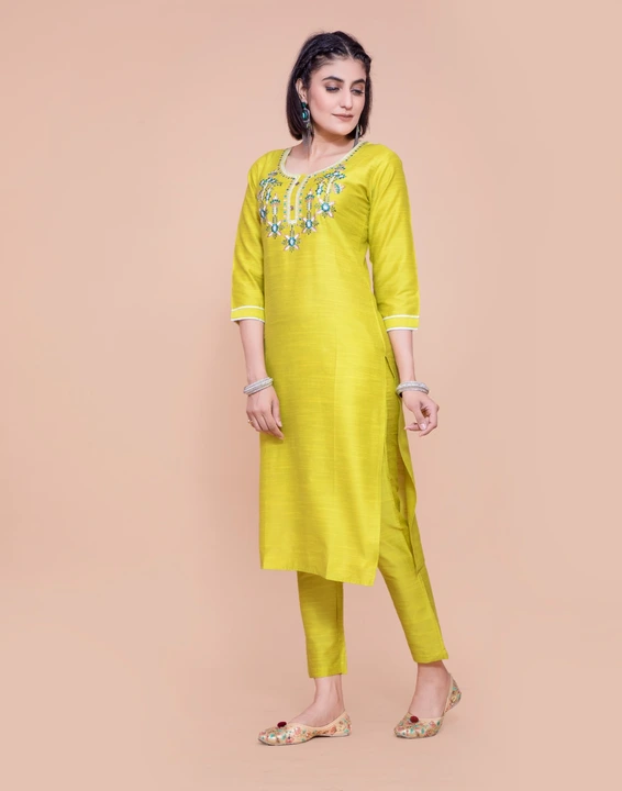 Kurti with pant uploaded by Taha fashion from surat on 5/17/2023