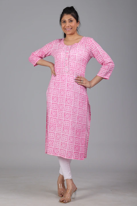 Rayon printed straight kurti  uploaded by R.k. textiles on 5/17/2023