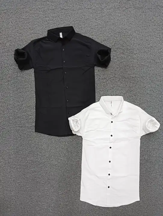 Twill Lycra shirts  ( M L XL ) Slim fit uploaded by MUMBAI SHIRTS  on 5/17/2023