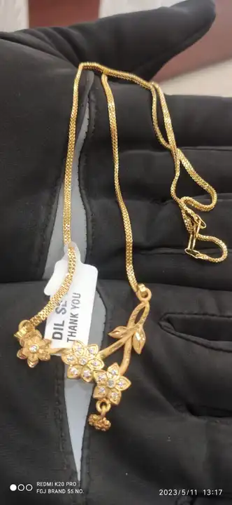 One gram gold plated chain pandet  uploaded by Alamdar creation on 5/17/2023