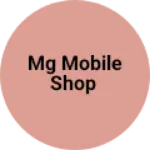 Business logo of MG mobile shop