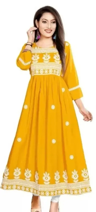 KUNJAL ATTRACTIVE EMBROIDARY ANARKALI uploaded by Girls collection  on 5/29/2024